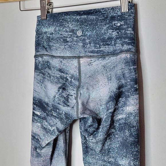 Lululemon 2 Wunder Under High-Rise Tight 25" Full‎ On Luxtreme Leggings Azurite - Picture 4 of 5